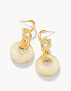 Mod Janet Earrings Cream
