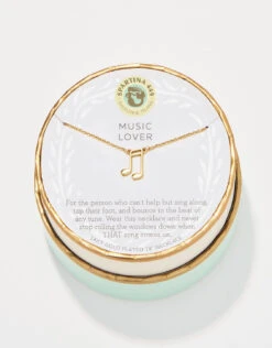 Sea La Vie Necklace Music Lover/Note -Spartina Store 496916