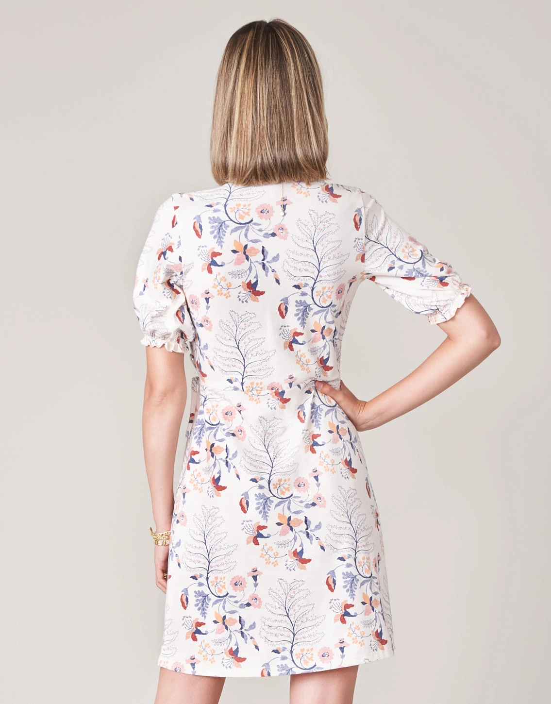 Bevin Wrap Dress Bellinger Floral Branch 2 Bevin Wrap Dress Bellinger Floral Branch - Image 2