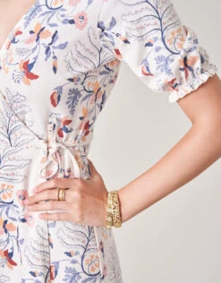 Bevin Wrap Dress Bellinger Floral Branch 9 Bevin Wrap Dress Bellinger Floral Branch -Spartina Store 497258c