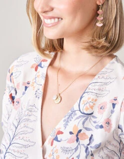 Bevin Wrap Dress Bellinger Floral Branch 10 Bevin Wrap Dress Bellinger Floral Branch -Spartina Store 497258d