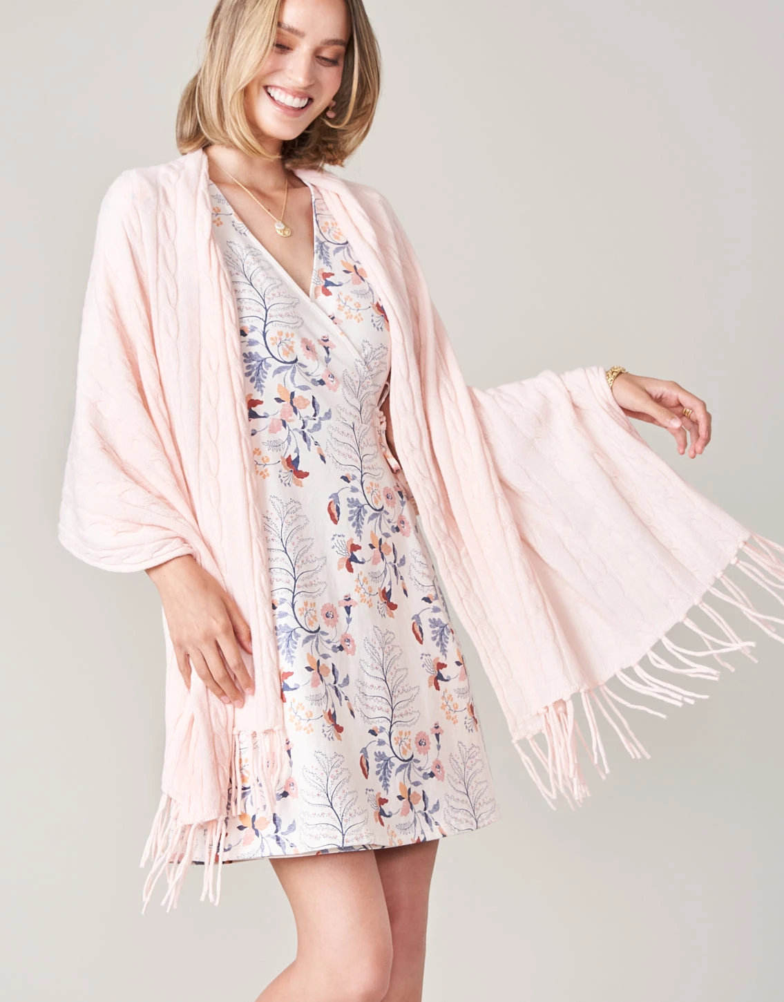 Bevin Wrap Dress Bellinger Floral Branch 5 Bevin Wrap Dress Bellinger Floral Branch - Image 5