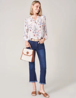 Juliette High Rise Jean Ocean Palm Wash -Spartina Store 497821e