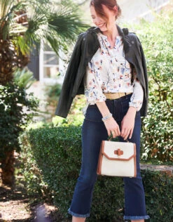 Juliette High Rise Jean Ocean Palm Wash -Spartina Store 497821m