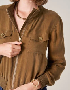 Charleigh Jacket Deep Olive -Spartina Store 498491c