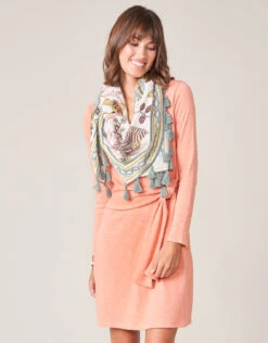 Deanna Wrap Dress Pink Clay 9 Deanna Wrap Dress Pink Clay -Spartina Store 498552e