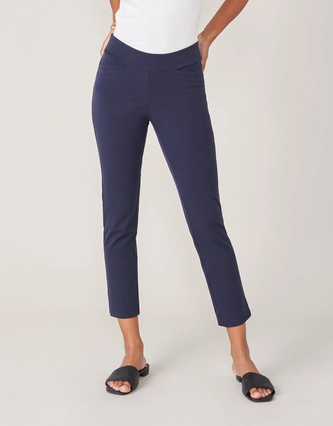 Maren Pull-On Pant Slate Blue 1 Maren Pull-On Pant Slate Blue