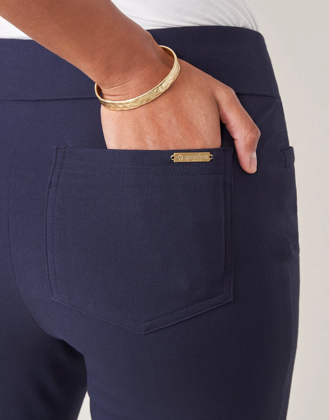 Maren Pull-On Pant Slate Blue 3 Maren Pull-On Pant Slate Blue - Image 3