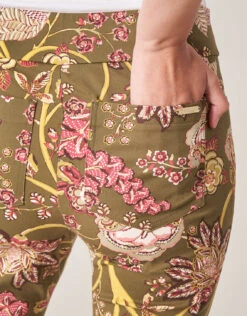 Maren Pull-On Pant Jones Hundred Olive -Spartina Store 499092c