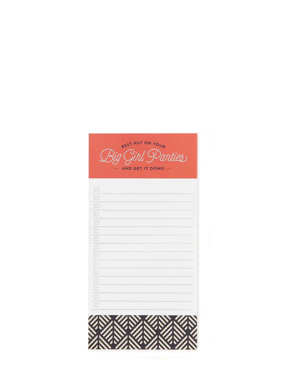 List Pad, Big Girl Panties 1 List Pad, Big Girl Panties