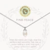 Sea La Vie Necklace Find Peace/Pearl