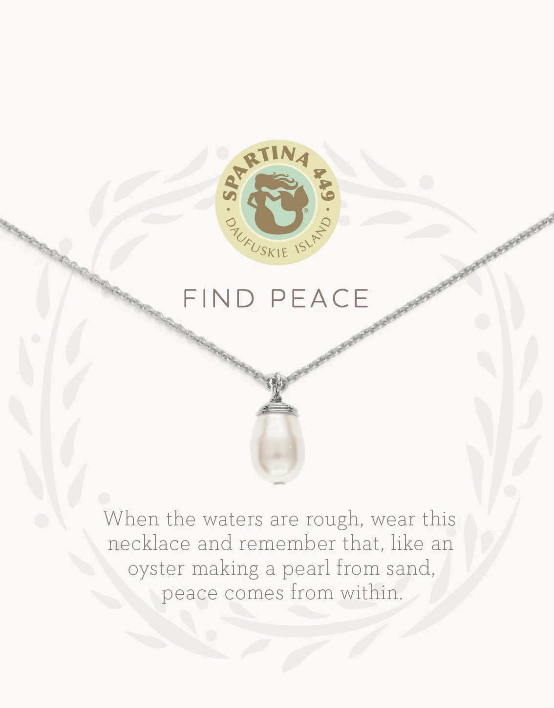 Sea La Vie Necklace Find Peace/Pearl 1 Sea La Vie Necklace Find Peace/Pearl