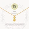 Sea La Vie Necklace Thanks/Pineapple