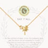 Sea La Vie Say Y'all Necklace