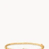 Oval Stretch Bracelet Gold