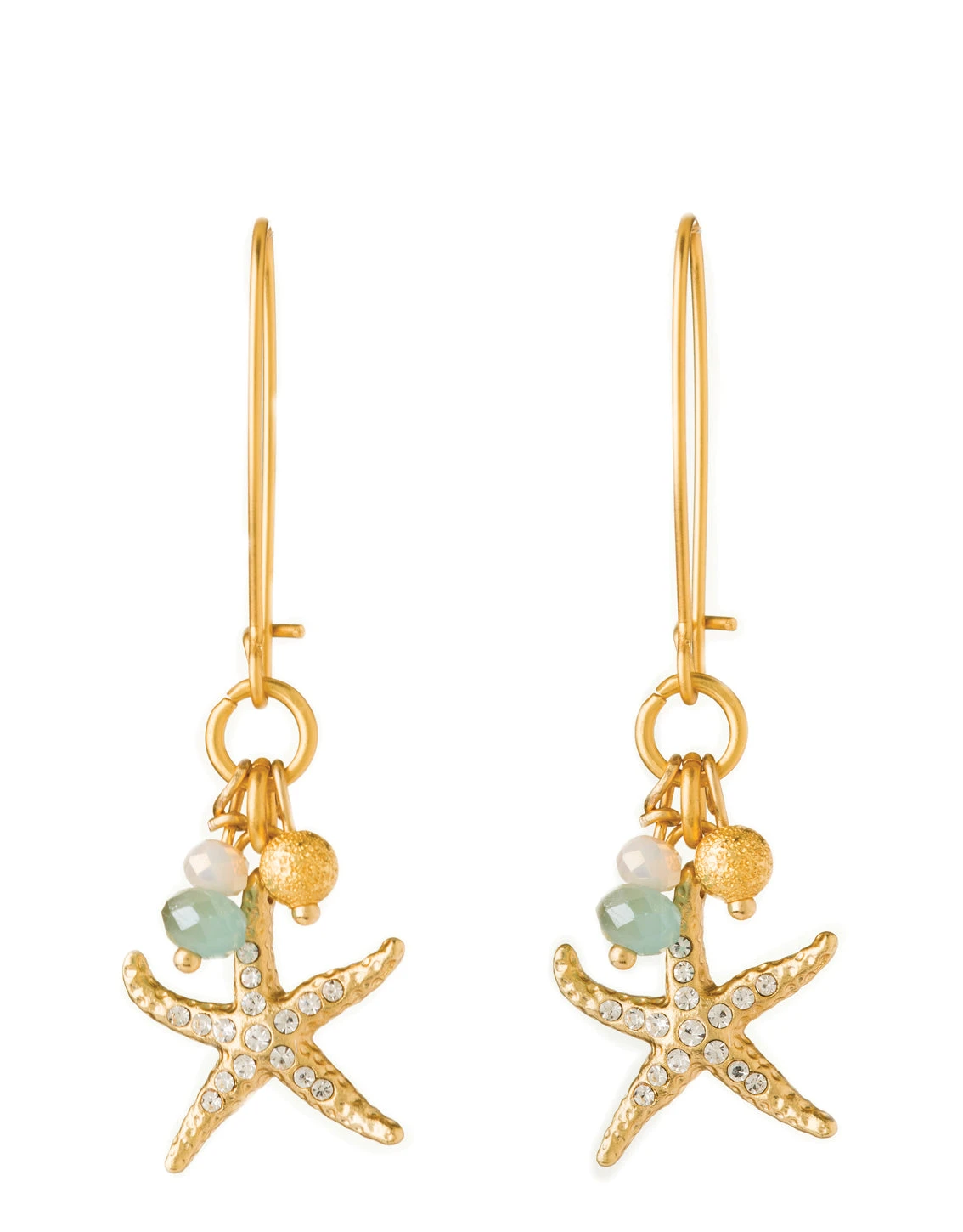 Starfish Sparkle Drop Earrings 1 Starfish Sparkle Drop Earrings