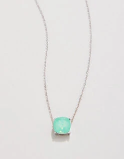 Sea La Vie Sea Glass Necklace 18" Happy/Sea Green -Spartina Store 512329b