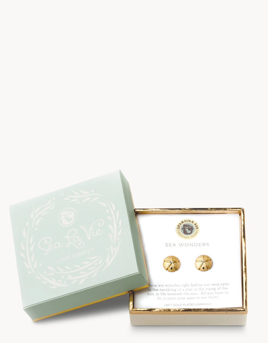 Sea La Vie Stud Earrings Luck/Quatrefoil 3 Sea La Vie Stud Earrings Luck/Quatrefoil - Image 3