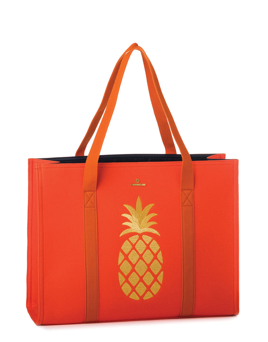 Carry All Tote Pineapple Orange 1 Carry All Tote Pineapple Orange