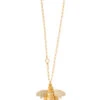 Bee Toggle Necklace, 34"