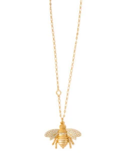 Bee Toggle Necklace, 34"
