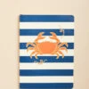 Ruled Journal Crab Stripe 8.5x6