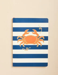 Ruled Journal Crab Stripe 8.5x6