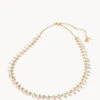 Bayberry Necklace Gold/Cream