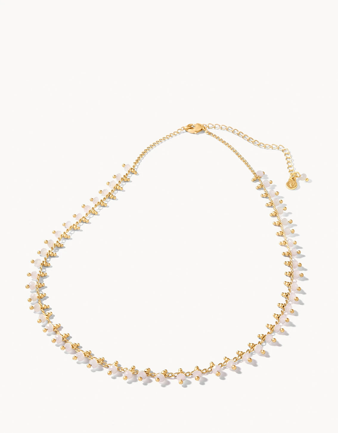 Bayberry Necklace Gold/Cream 1 Bayberry Necklace Gold/Cream