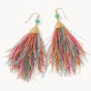 Beach Mariana Fringe Earrings Tropical