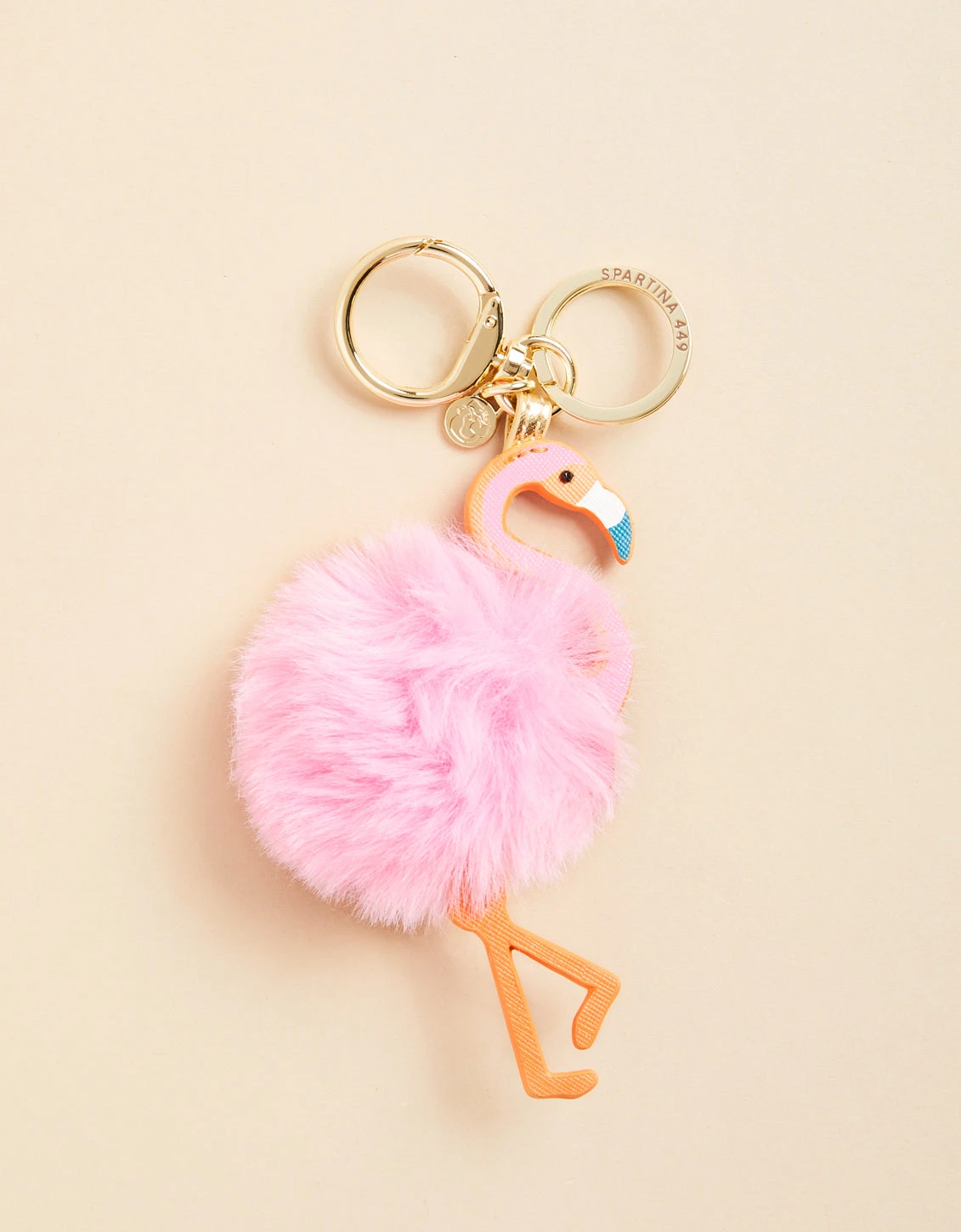 Flamingo Poof Icon Keychain 1 Flamingo Poof Icon Keychain
