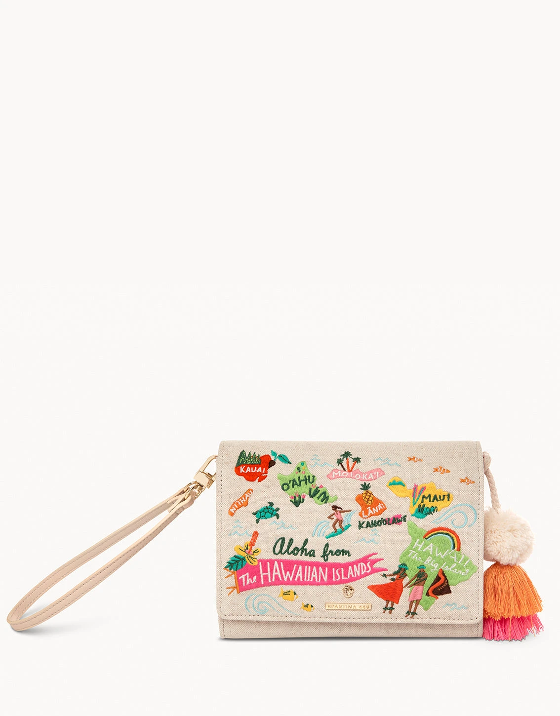 Hawaiian Islands Embroidered Convertible Crossbody 2 Hawaiian Islands Embroidered Convertible Crossbody - Image 2