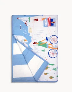 Down The Shore Quilted Throw