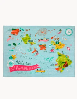 Hawaiian Islands Cotton Quilted Throw 6 Hawaiian Islands Cotton Quilted Throw -Spartina Store 663922b