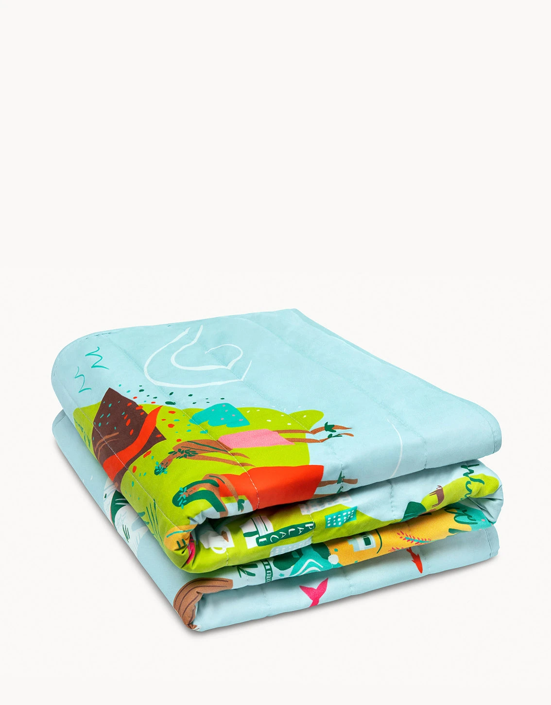 Hawaiian Islands Cotton Quilted Throw 1 Hawaiian Islands Cotton Quilted Throw