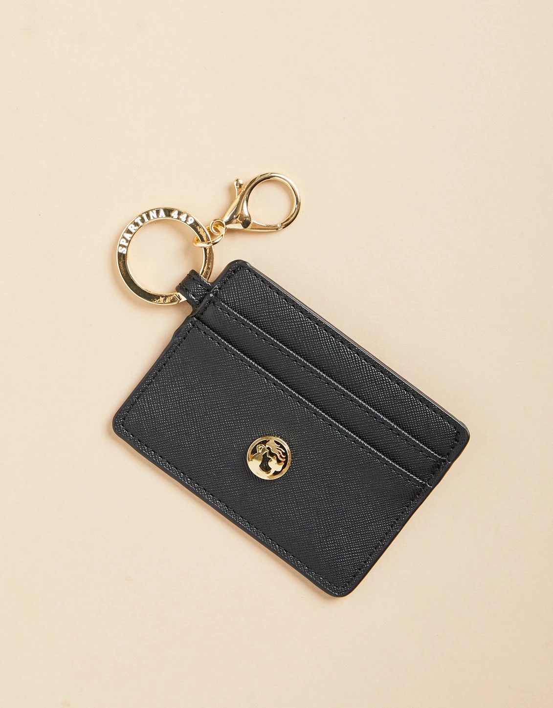 Black Key Chain Card Holder 1 Black Key Chain Card Holder