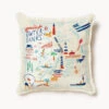 Embroidered Pillow Outer Banks