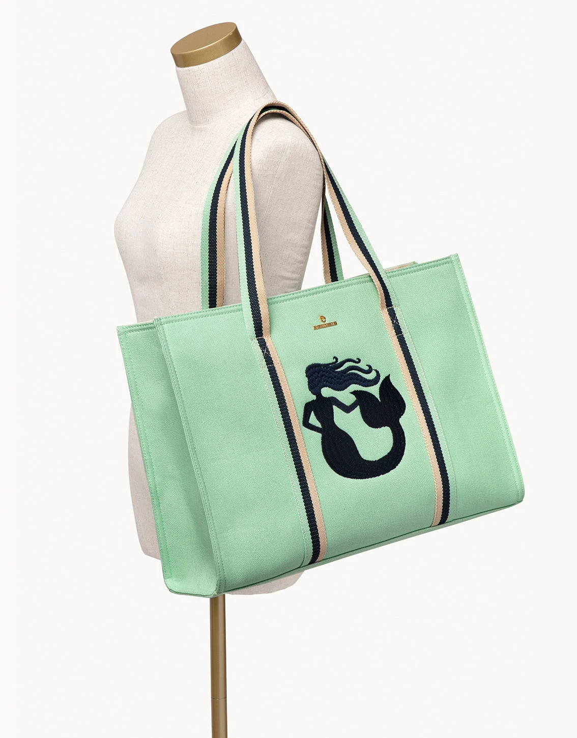 Mermaid Carry All Tote Seafoam 3 Mermaid Carry All Tote Seafoam - Image 3
