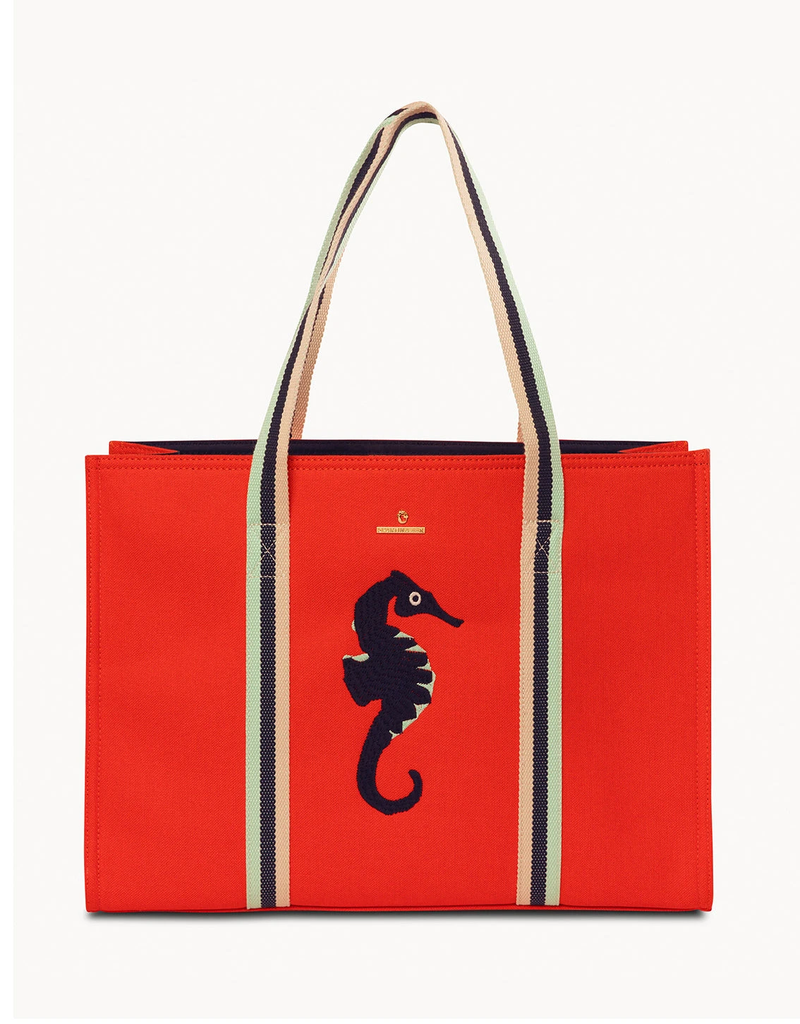 Seahorse Carry All Tote Orange 1 Seahorse Carry All Tote Orange