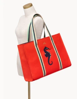 Seahorse Carry All Tote Orange 5 Seahorse Carry All Tote Orange -Spartina Store 667036d