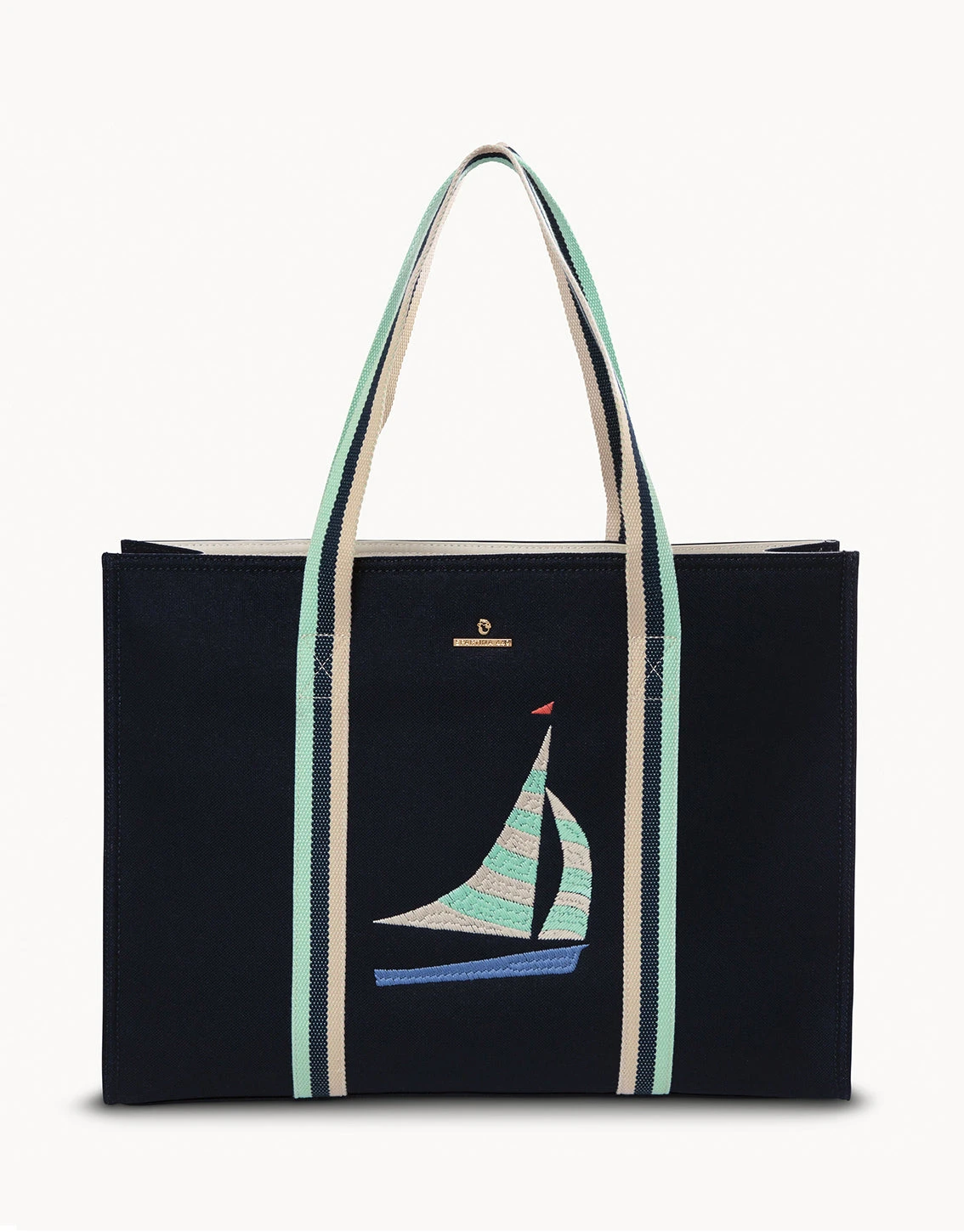 Sailboat Carry All Tote Navy 1 Sailboat Carry All Tote Navy