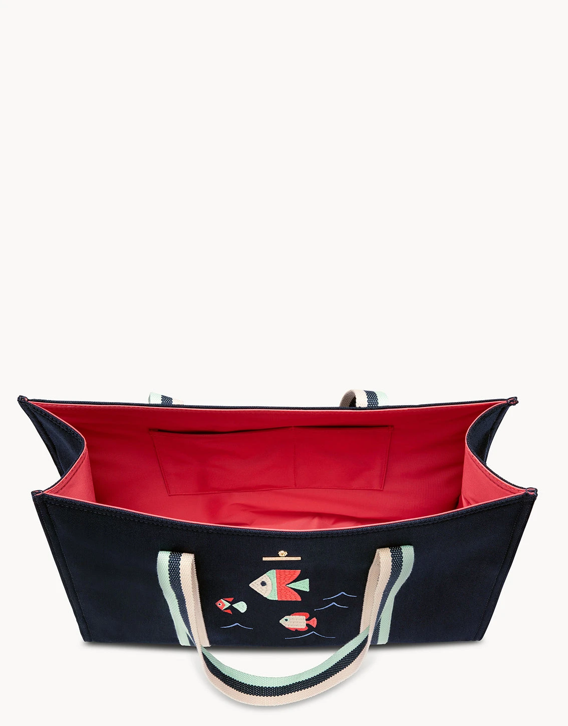 Fish Carry All Tote Navy 2 Fish Carry All Tote Navy - Image 2