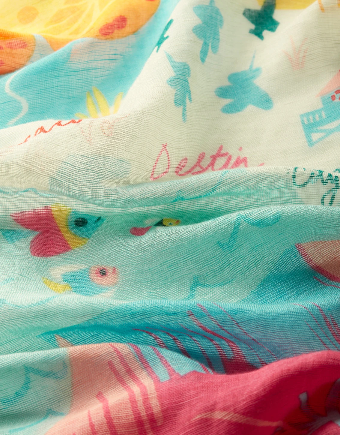 Square Scarf Florida 3 Square Scarf Florida - Image 3