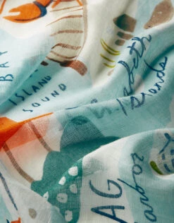 Northeastern Harbors Scarf -Spartina Store 667326a