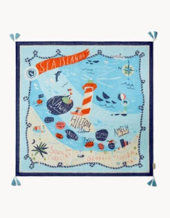 Sea Islands Square Scarf -Spartina Store 667340
