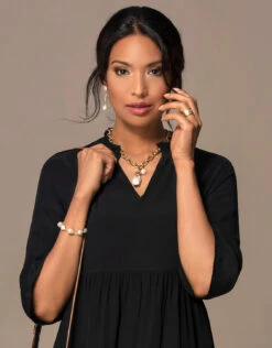 Diana Necklace Gold/Pearl 5 Diana Necklace Gold/Pearl -Spartina Store 668026n