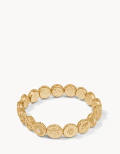 Coin Stretch Bracelet Monarch/Gold