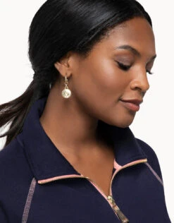 Spartina Mermaid Coin Earrings Gold 6 Spartina Mermaid Coin Earrings Gold -Spartina Store 668712m