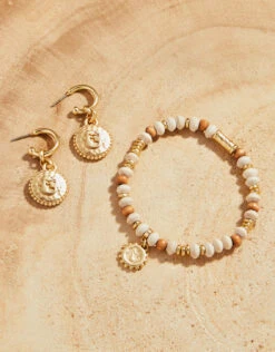 Spartina Mermaid Coin Earrings Gold 7 Spartina Mermaid Coin Earrings Gold -Spartina Store 668712o