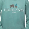 Highlands Sweatshirt Alpine Green Bear
